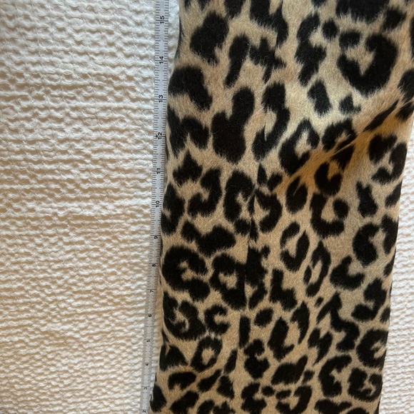 Leopard print faux fur swing coat by Lane Bryant, Size 18 - Picture 7 of 9